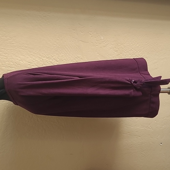 Lazy Sundays Purple Suede French Terry Shift Dress - Picture 3 of 7